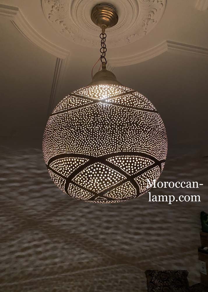 plafond de lampe marocaine